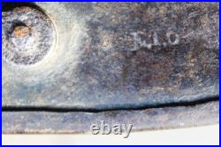 WW1 genuine German Helmet with Turtle camouflage used like a flower pot