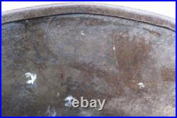 WW1 genuine German Helmet with Turtle camouflage used like a flower pot