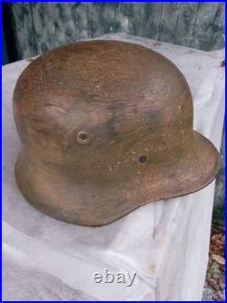 WW2 Camouflaged German Helmet German Helmet Camo WW2 War Relic WW2 WW2 Camouflaged German Helmet German Helmet Camo WW2 War Relic WW2