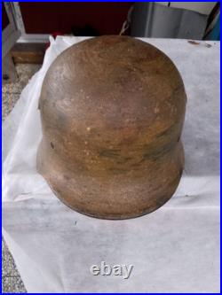 WW2 Camouflaged German Helmet German Helmet Camo WW2 War Relic WW2 WW2 Camouflaged German Helmet German Helmet Camo WW2 War Relic WW2