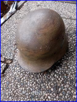 WW2 Camouflaged German Helmet German Helmet Camo WW2 War Relic WW2 WW2 Camouflaged German Helmet German Helmet Camo WW2 War Relic WW2