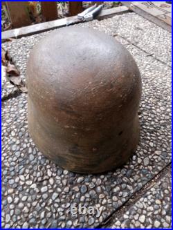 WW2 Camouflaged German Helmet German Helmet Camo WW2 War Relic WW2 WW2 Camouflaged German Helmet German Helmet Camo WW2 War Relic WW2