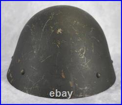 WW2 Czech Vz32 M32 Egg shell Steel combat Helmet German Wehrmacht Army US Vet BB
