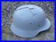 WW2-GERMAN-M40-HELMET-SHELL-EXCAVATED-with-ORIG-BLAST-DAMAGE-SANDBLASTED-PRIMED-01-yro