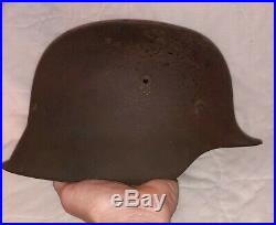 WW2 GERMAN M42 HELMET. Original Felt Headband WithOut Lining