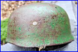 WW2 Genuine German Fallschirmjager M38 Helmet Paratrooper M38 Helmet, Normandy