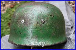 WW2 Genuine German Fallschirmjager M38 Helmet Paratrooper M38 Helmet, Normandy