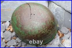 WW2 Genuine German Fallschirmjager M38 Helmet Paratrooper M38 Helmet, Normandy