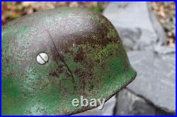 WW2 Genuine German Fallschirmjager M38 Helmet Paratrooper M38 Helmet, Normandy