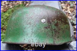 WW2 Genuine German Fallschirmjager M38 Helmet Paratrooper M38 Helmet, Normandy