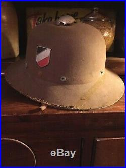 WW2 German Afrika Corps'Pith' Helmet