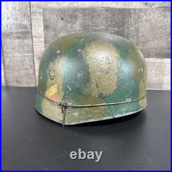 WW2 German Airborne Paratrooper M38 FJ Helmet Camouflage Jungle Barbed Wire