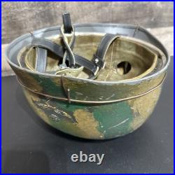WW2 German Airborne Paratrooper M38 FJ Helmet Camouflage Jungle Barbed Wire