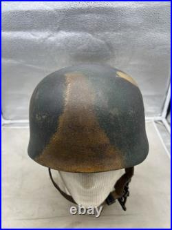 WW2 German Airborne Paratrooper M38 FJ Helmet Camouflage Reproduction HH238