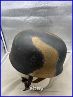 WW2 German Airborne Paratrooper M38 FJ Helmet Camouflage Reproduction HH238