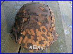 WW2 German Army Elite Uniform Helmet Cover Reversible Camo Camouflage WWII