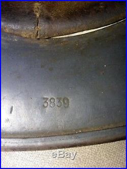 WW2 German Army Helmet M35 ET62, lot 3839, camo, steel