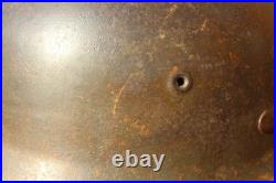 WW2 German Army Helmet M42 in very good condition, paint, pins, Normandy found WW2 German Army Helmet M42 in very good condition, paint, pins, Normandy found