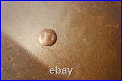 WW2 German Army Helmet M42 in very good condition, paint, pins, Normandy found WW2 German Army Helmet M42 in very good condition, paint, pins, Normandy found