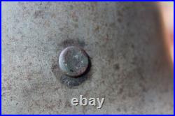 WW2 German Army M42 Helmet big 66 size, very good condition, from Normandy Trip WW2 German Army M42 Helmet big 66 size, very good condition, from Normandy Trip
