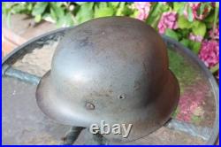 WW2 German Army M42 Helmet big 66 size, very good condition, from Normandy Trip WW2 German Army M42 Helmet big 66 size, very good condition, from Normandy Trip