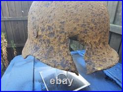 WW2 German Battlefield Found Helmet. Berlin