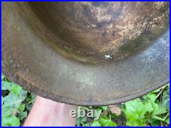 WW2 German Camo Helmet, M35 helmet, Original