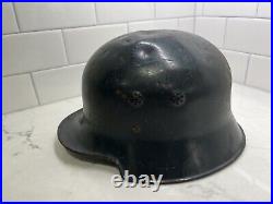 WW2 German Civilian Police Helmet A324 (Estate Militaria Collection)