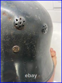 WW2 German Civilian Police Helmet A324 (Estate Militaria Collection)