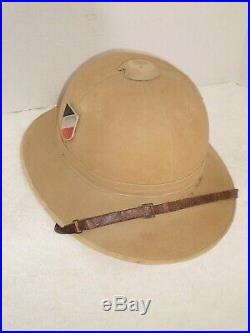 WW2 German DAK Afrika Luftwaffe pith helmet
