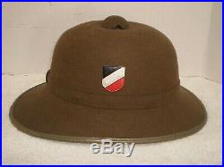 WW2 German DAK Afrika army pith helmet, 1942, size 62, orig