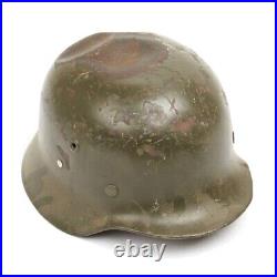 WW2 German Damaged Helmet