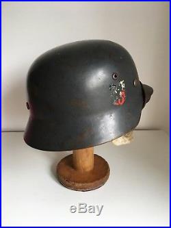 WW2 German Double Decal M35 Helmet