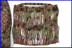 WW2 German Elite Camouflage Sniper / MG Helmet Face Veil M38 Type 1
