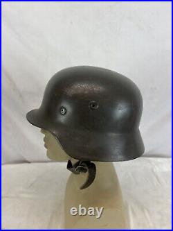 WW2 German/ Finnish Army M-40/55 helmet Finnish Issue Size 59cm Grey Color
