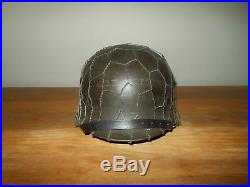 WW2 German Heer M35 Combat Helmet VET BRING-BACK 100% ORIGINAL NICE