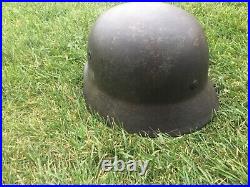 WW2 German Helmet 66/58 camouflage