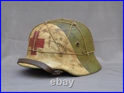 WW2. German Helmet 66 size. Medic