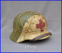 WW2. German Helmet 66 size. Medic