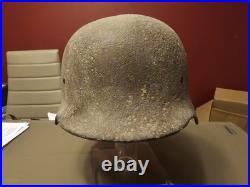 WW2 German Helmet (Guernsey Island)