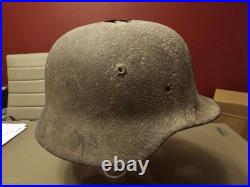 WW2 German Helmet (Guernsey Island)