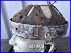 WW2 German Helmet Liner With Chinstrap