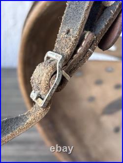 WW2 German Helmet Liner With Chinstrap