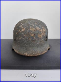 WW2 German Helmet M35- Original 1943, Named WW2 German Helmet M35- Original 1943, Named