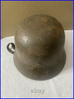 WW2 German Helmet M35 With Original RESERVE SUPPLY Receipt