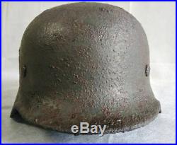 WW2 German Helmet M40/64 Stahlhelm with liner Original, dug relic