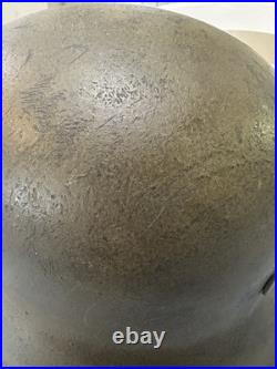 WW2 German Helmet M40 ET66 Camo With Liner And Chinstrap
