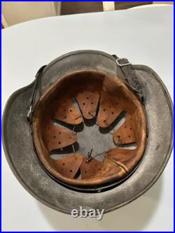 WW2 German Helmet M40 ET66 Camo With Liner And Chinstrap