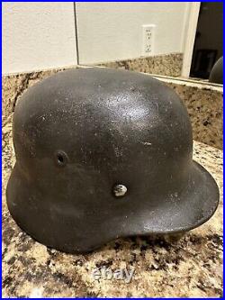 WW2 German Helmet M40 Q66 Original With Liner 58/59cm Untouched Authentic A+++