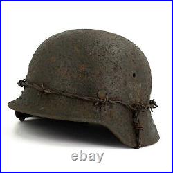 WW2 German Helmet M40 Size 62. The Battle for Stalingrad. World War II Relic